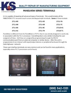 Panelview Series Terminals - K+S Services