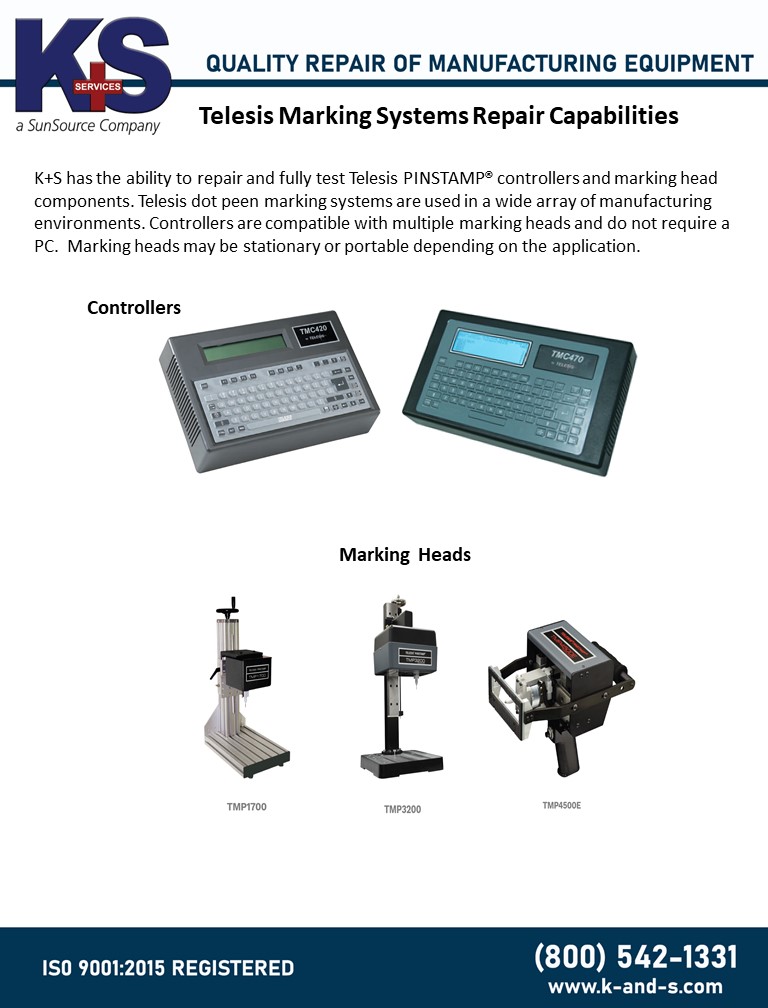 Telesis Marking Systems Repair Capabilities