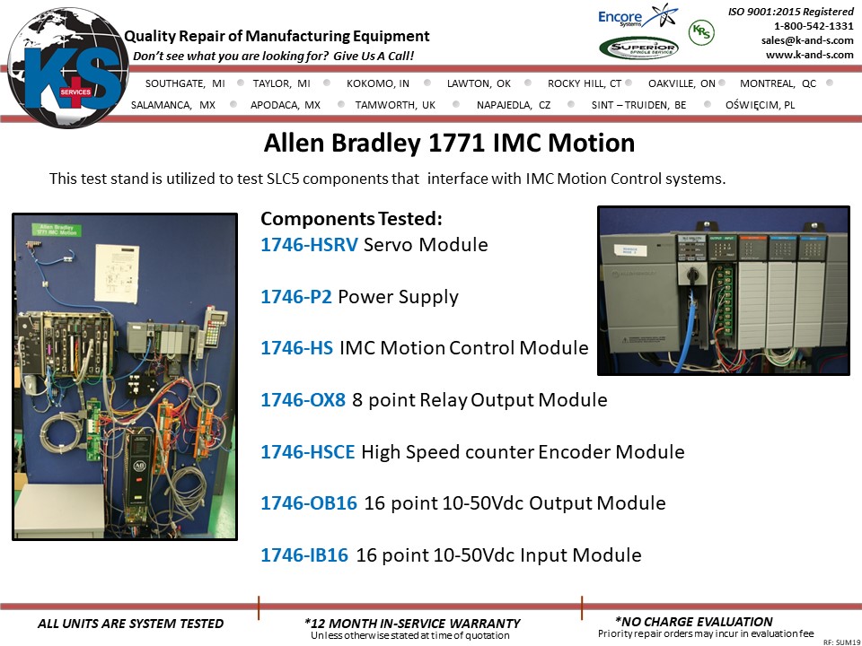 Allen Bradley 1771 IMC Motion