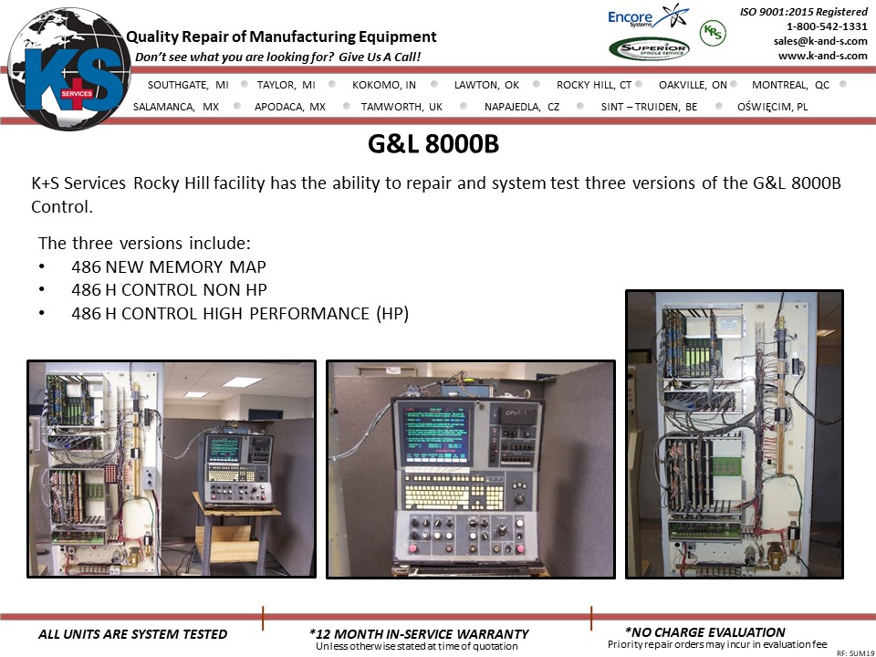 G&L 8000B Control