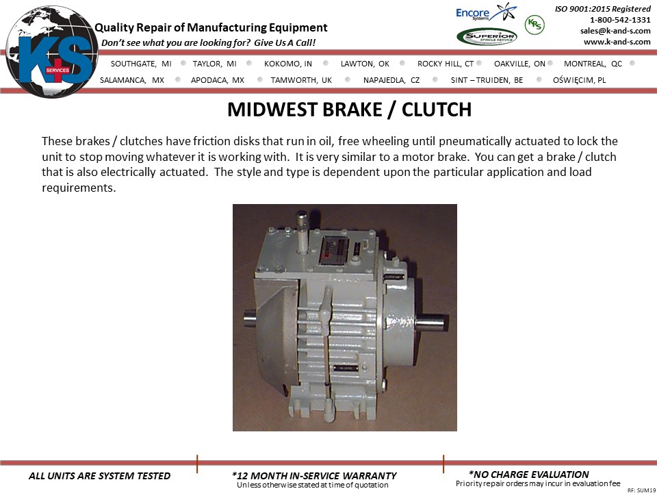Midwest Brake Clutch