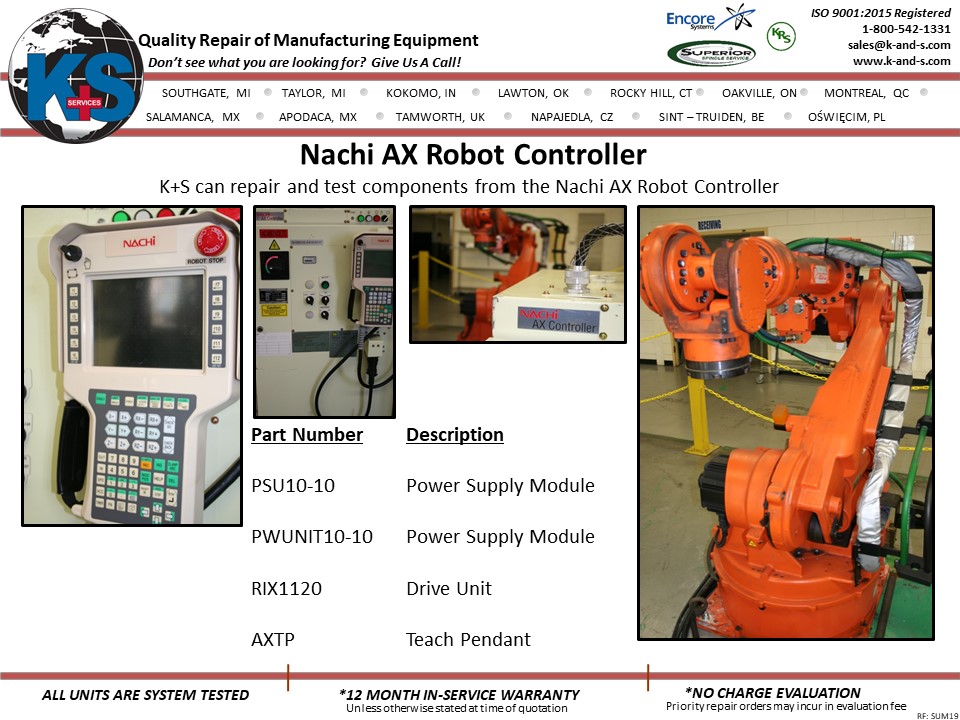 Nachi AX Robot Controller