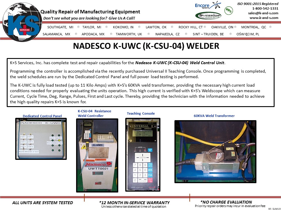 Nadesco K.UWC (K.CUS.04) Welder