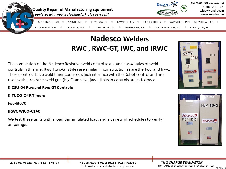 Nadesco Welders