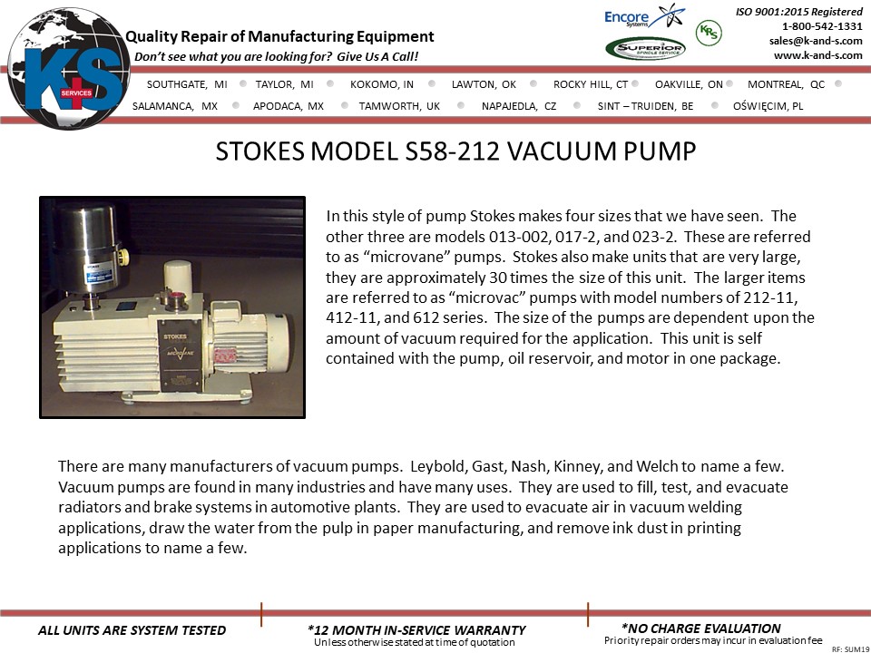 Stokes Vacuum Pumps (3)