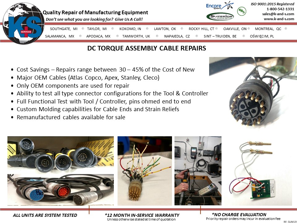 DC Torque Cable Repair