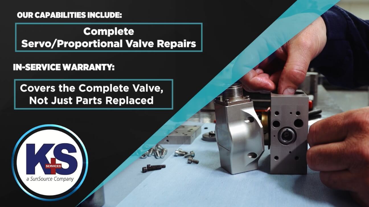 Our Capabilities Include: Complete Servo/Proportional Valve Repairs. In Service Warranty: Covers the Complete Valve, Not Just Parts Replaced
