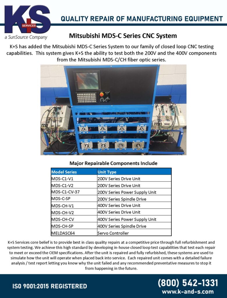 Mitsubishi MDS-C Series CNC System