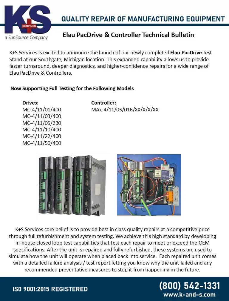 Elau PacDrive & Controller - K+S Services
